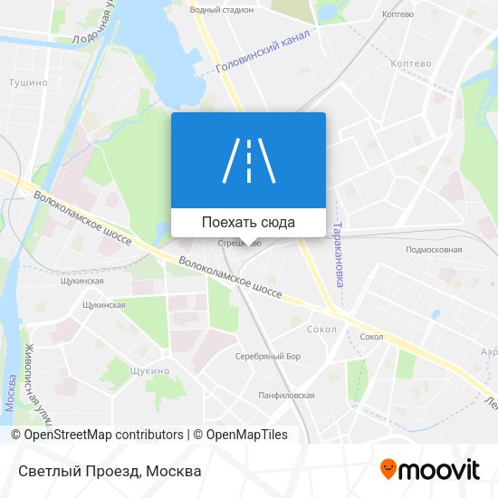 Карта Светлый Проезд