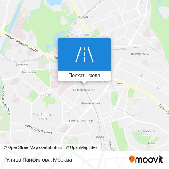 Карта Улица Панфилова
