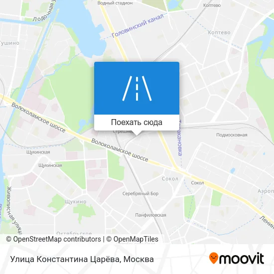 Карта Улица Константина Царёва