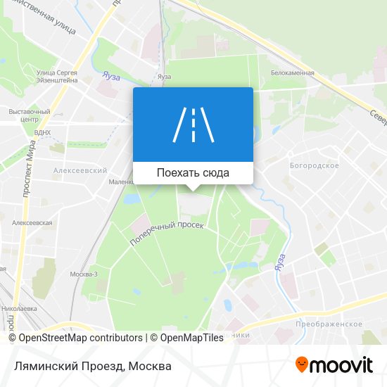 Карта Ляминский Проезд