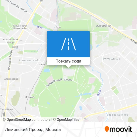 Карта Ляминский Проезд