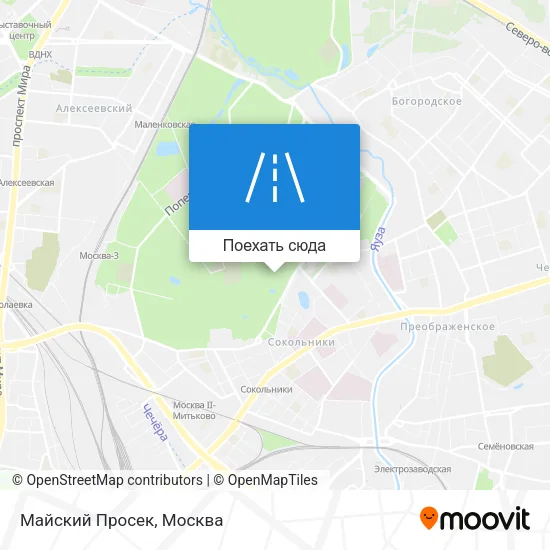 Карта Майский Просек