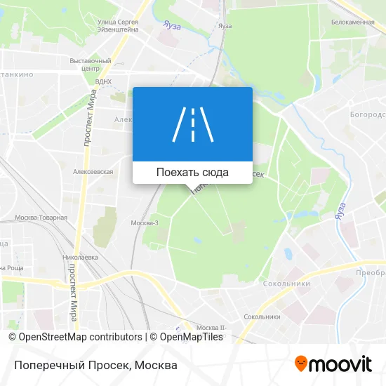 Карта Поперечный Просек