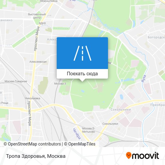 Карта Тропа Здоровья