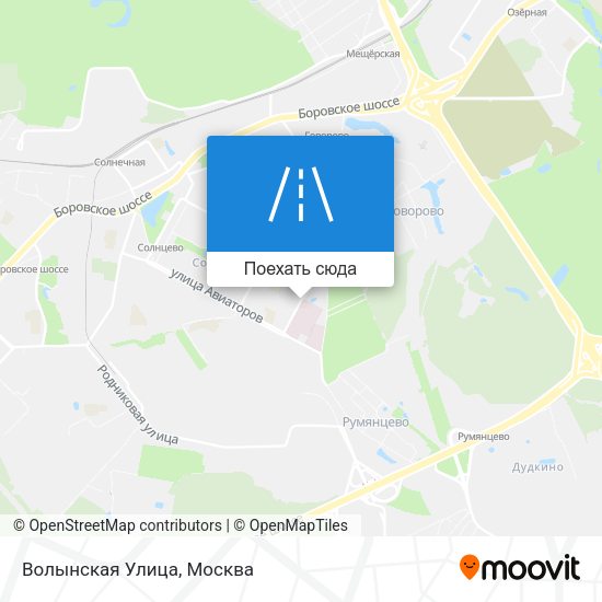 Карта Волынская Улица