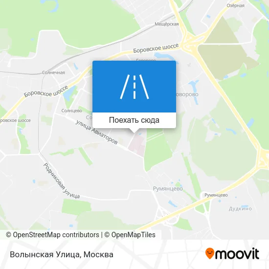 Карта Волынская Улица