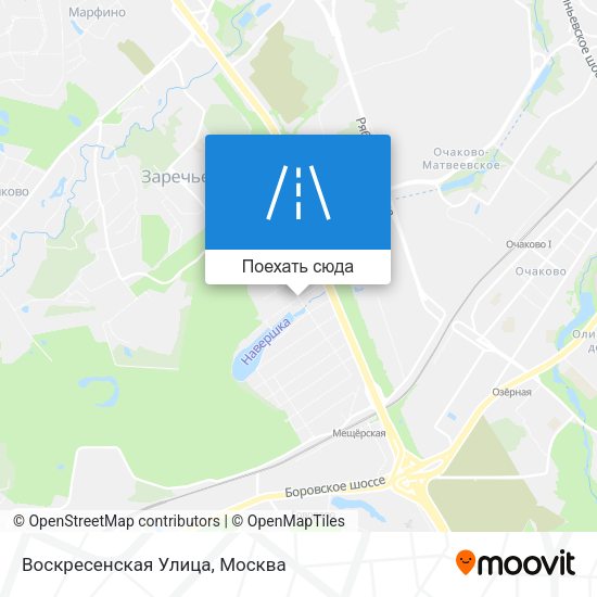 Карта Воскресенская Улица