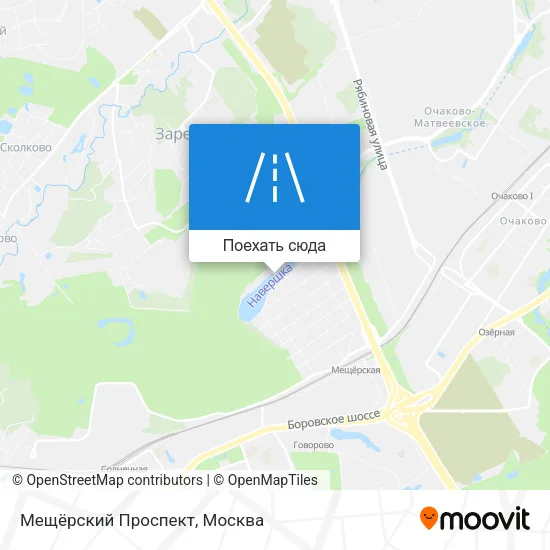 Карта Мещёрский Проспект