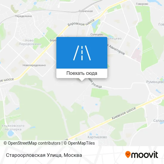 Карта Староорловская Улица