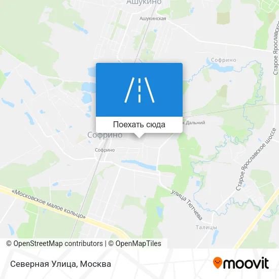 Карта Северная Улица