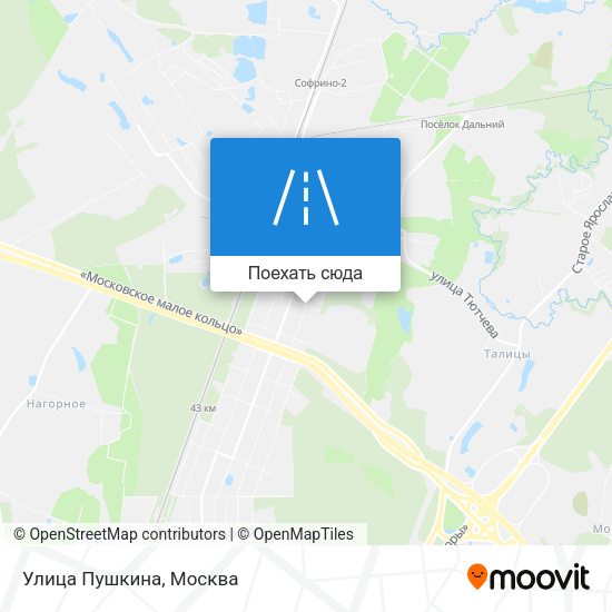 Карта Улица Пушкина