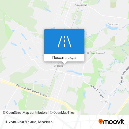 Карта Школьная Улица