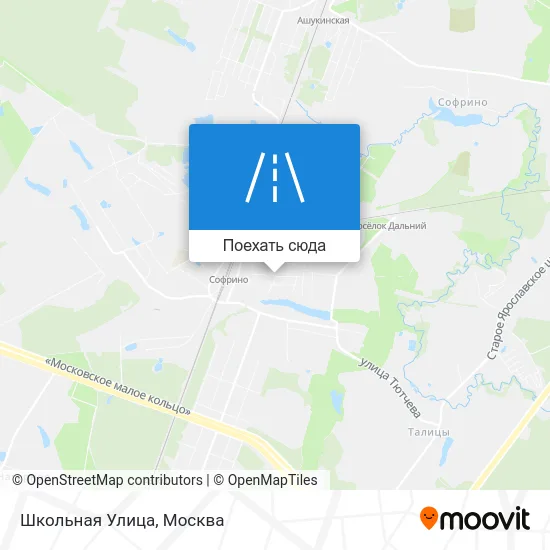 Карта Школьная Улица