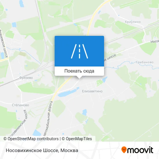 Карта Носовихинское Шоссе