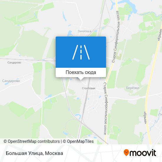 Карта Большая Улица