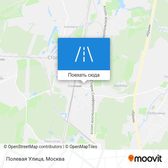 Карта Полевая Улица