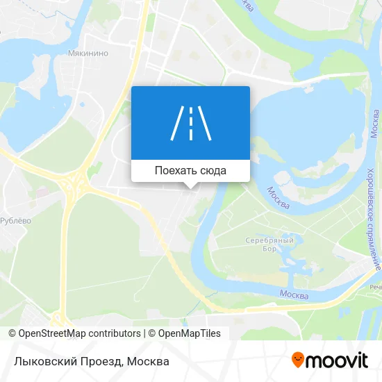 Карта Лыковский Проезд