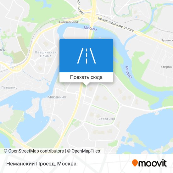 Карта Неманский Проезд