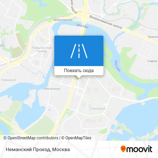 Карта Неманский Проезд
