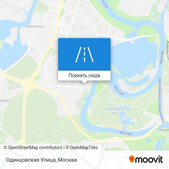 Карта Одинцовская Улица