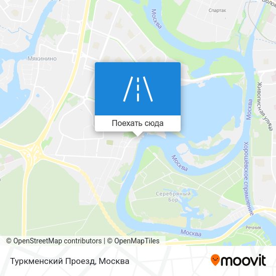 Карта Туркменский Проезд