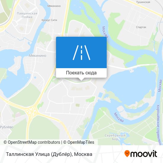 Карта Таллинская Улица (Дублёр)