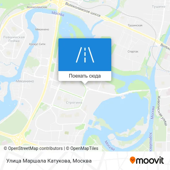 Карта Улица Маршала Катукова