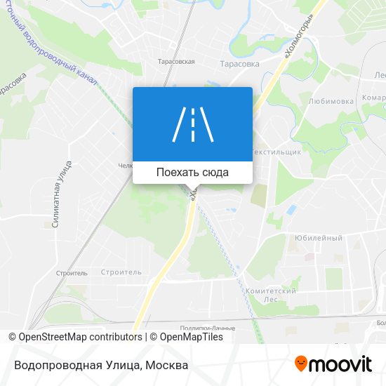 Карта Водопроводная Улица