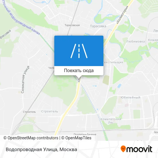 Карта Водопроводная Улица