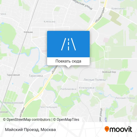 Карта Майский Проезд