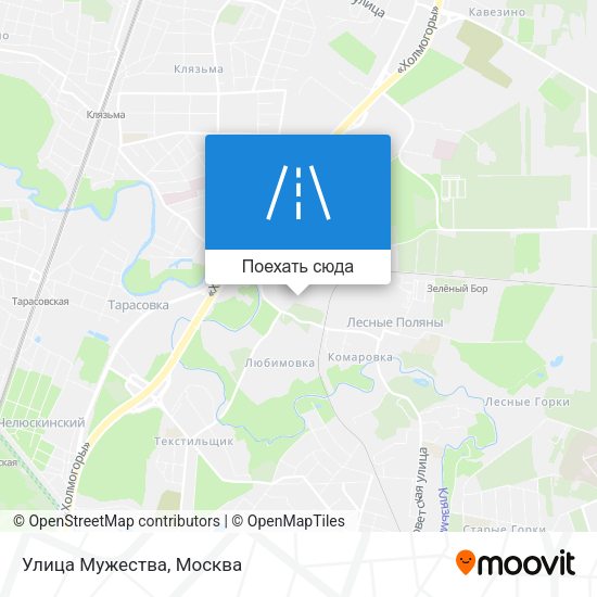 Карта Улица Мужества