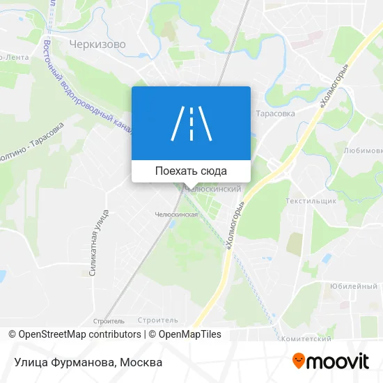 Карта Улица Фурманова