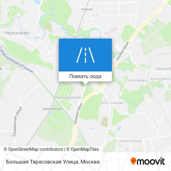 Карта Большая Тарасовская Улица