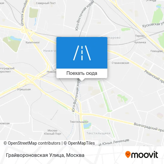 Карта Грайвороновская Улица