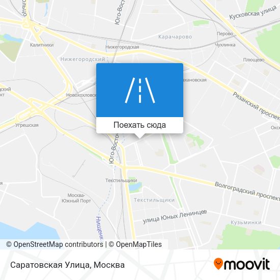 Карта Саратовская Улица