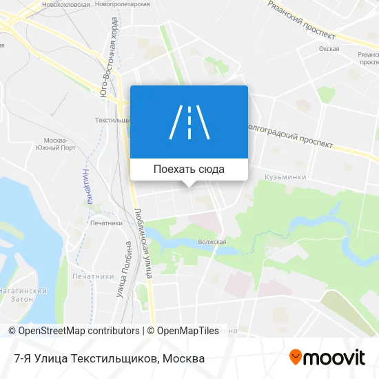 Карта 7-Я Улица Текстильщиков
