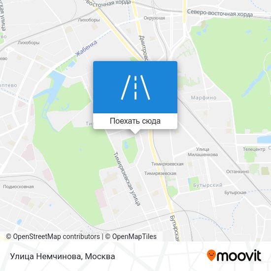 Карта Улица Немчинова