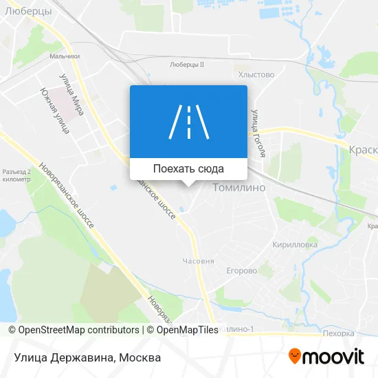 Карта Улица Державина