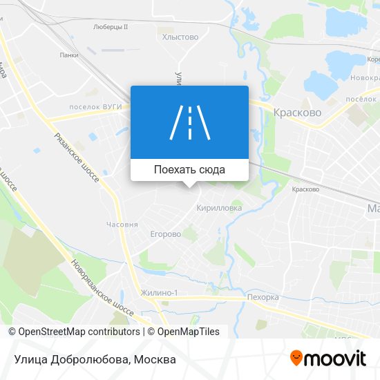 Карта Улица Добролюбова