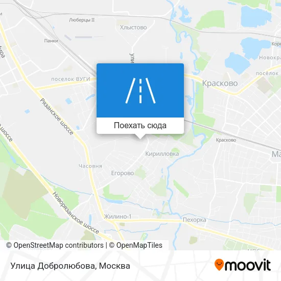 Карта Улица Добролюбова