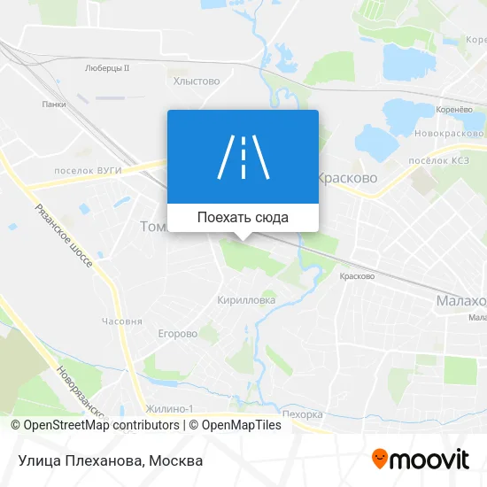 Карта Улица Плеханова