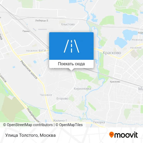Карта Улица Толстого