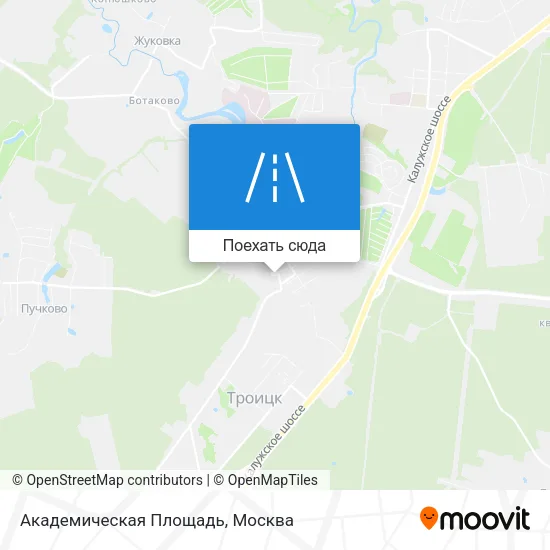 Карта Академическая Площадь