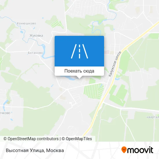 Карта Высотная Улица