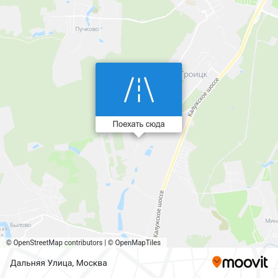 Карта Дальняя Улица