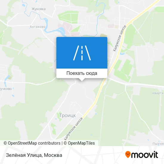 Карта Зелёная Улица