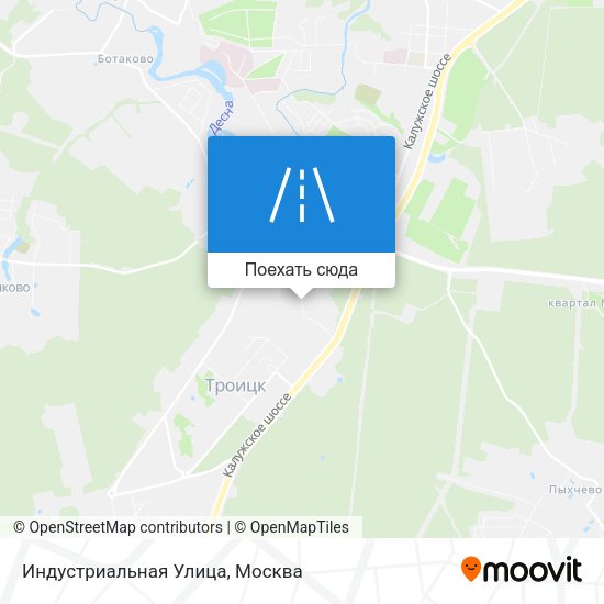 Карта Индустриальная Улица
