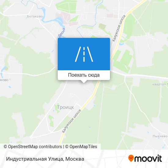 Карта Индустриальная Улица