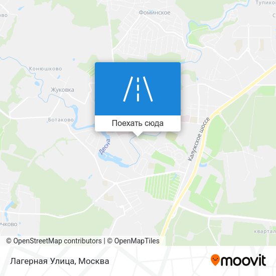 Карта Лагерная Улица