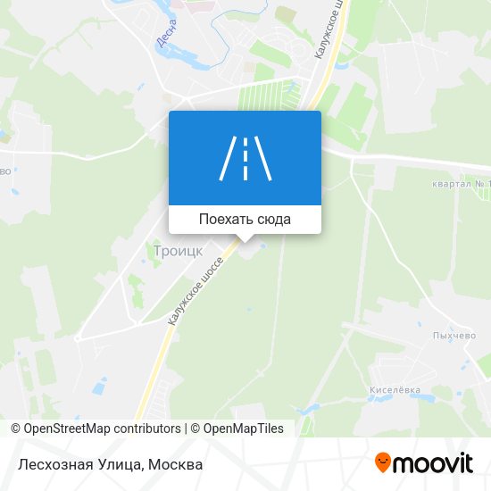Карта Лесхозная Улица